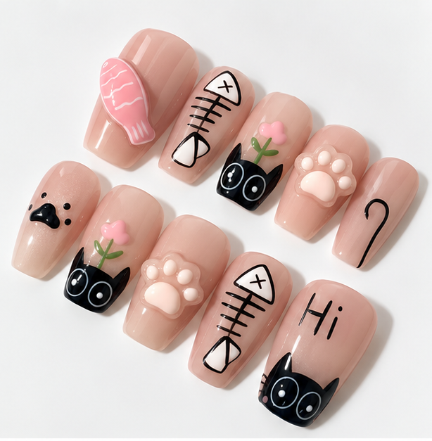 Cat & Fish - Image 2